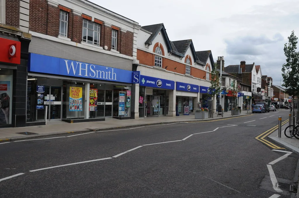High Street, Walton-on-Thames, which the Festival of Light shares with The Heart on 28 November