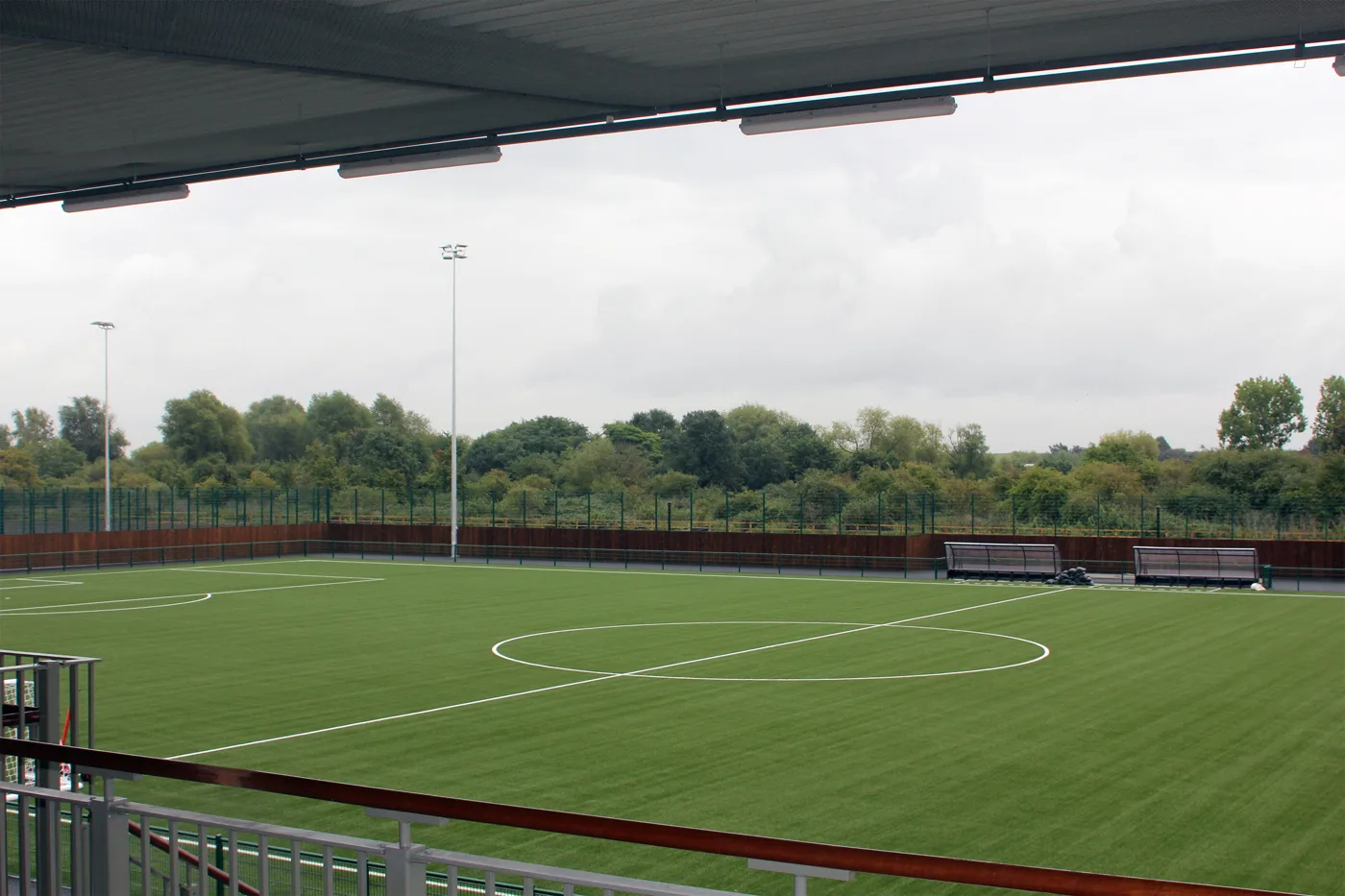 Elmbridge Xcel Sports Hub in Walton-on-Thames, photographed in September 2017. The council replaced the 3G pitch this year at a cost of £300,000